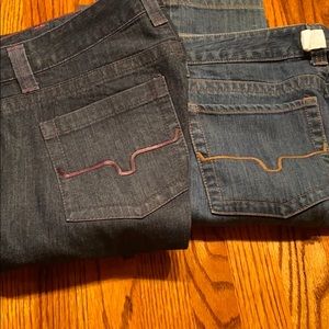 2 pair of Kimes Jeans. “Betty” 12x34